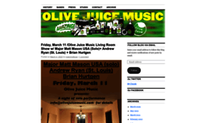 Olivejuicemusic.com thumbnail