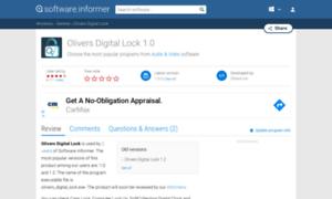 Olivers-digital-lock.software.informer.com thumbnail