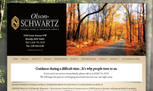 Olsonschwartzfuneralhome.com thumbnail