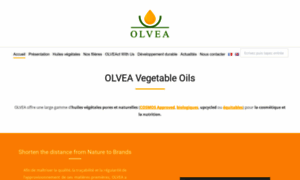 Olvea-vegetable-oils.fr thumbnail