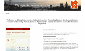 Olympicaccommodationinlondon.co.uk thumbnail