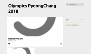 Olympicspyeongchang2018.blogspot.com thumbnail