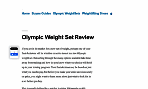 Olympicweightsetreview.com thumbnail