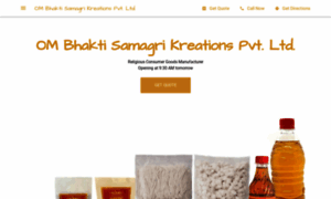 Om-bhakti-samagri-kreations-pvt-ltd.business.site thumbnail
