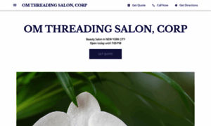 Om-threading-salon-corp.business.site thumbnail