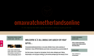 Omaxwatchnetherlandsonline.com thumbnail