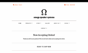 Omegaloudspeakers.com thumbnail