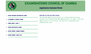 Omes.exams-council.org.zm thumbnail