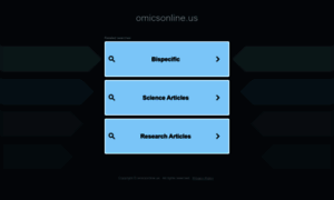 Omicsonline.us thumbnail