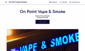 On-point-vape-smoke.business.site thumbnail