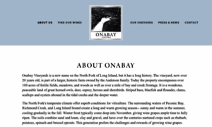 Onabayvineyards.com thumbnail