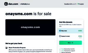 Onaysms.com thumbnail