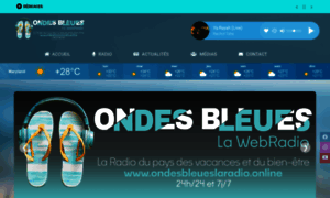 Ondesbleueslaradio.online thumbnail