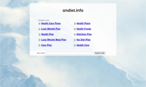 Ondiet.info thumbnail