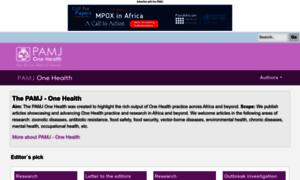 One-health.panafrican-med-journal.com thumbnail