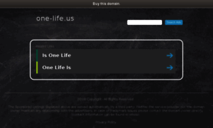 One-life.us thumbnail