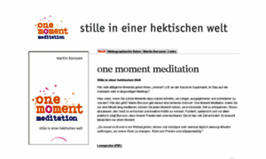 One-moment-meditation.de thumbnail