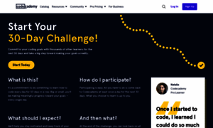 One-month-resolutions.codecademy.com thumbnail