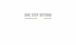 One-step-beyond.de thumbnail