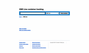 One.container-tracking.org thumbnail