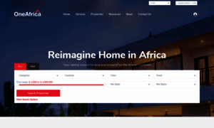 Oneafricaproperties.com thumbnail