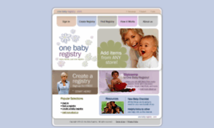 Onebabyregistry.com thumbnail