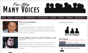 Oneblogmanyvoices.com thumbnail