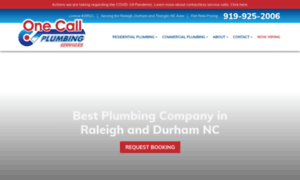 Onecallplumbing.com thumbnail