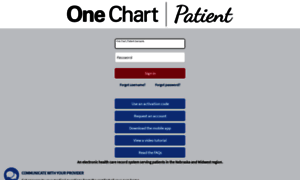 Onechartpatient.com thumbnail