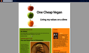 Onecheapvegan.blogspot.com thumbnail