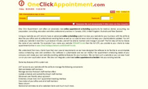 Oneclickappointment.com thumbnail