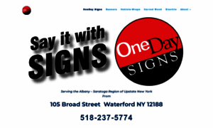 Onedaysigns.com thumbnail