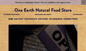 Oneearthnaturalfoodstore.com thumbnail