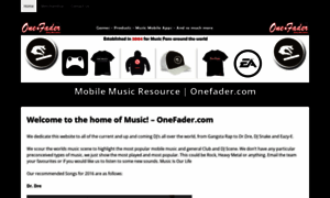 Onefader.com thumbnail