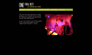 Onefinalnote.com thumbnail