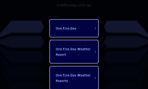 Onefineday.com.au thumbnail