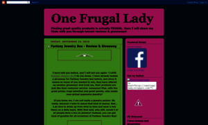 Onefrugallady.blogspot.com thumbnail