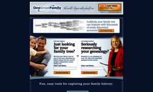 Onegreatfamily.com thumbnail