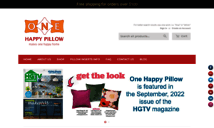 Onehappypillow.com thumbnail