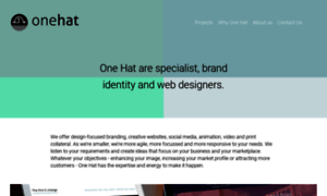 Onehatdesign.com thumbnail