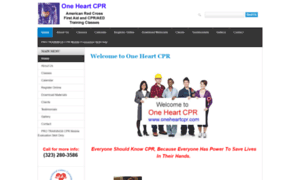 Oneheartcpr.com thumbnail