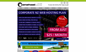 Onehost.co.nz thumbnail