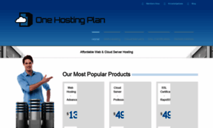 Onehostingplan.com thumbnail