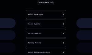 Onehotels.info thumbnail