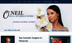 Oneilskinandlipocenter.com thumbnail