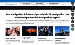 Oneimmigrationsolutions.com thumbnail