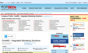 Oneims-integrated-marketing-solutions.topseos.com thumbnail