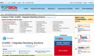 Oneims-integrated-marketing-solutions.topseoscompanies.com thumbnail