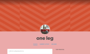 Onelegformy.tumblr.com thumbnail