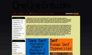 Onelinefonts.com thumbnail